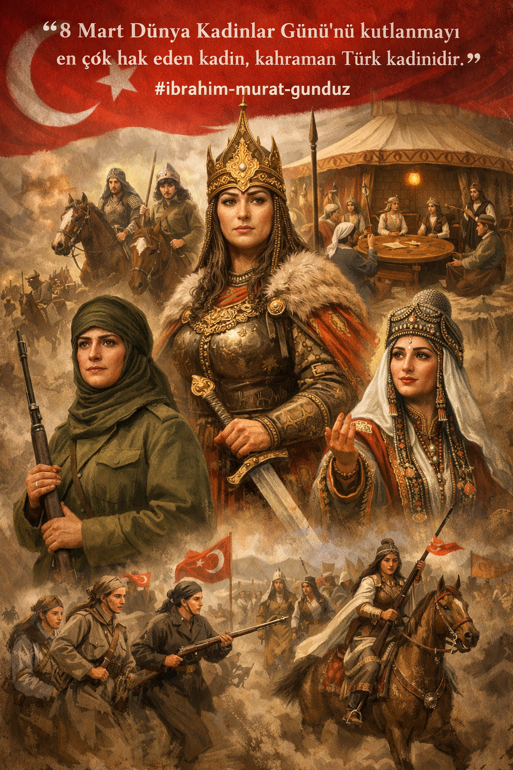 İbrahim Murat Gündüz: 8 Mart Dünya Kadınlar Günü Kahraman Türk Kadınınındır